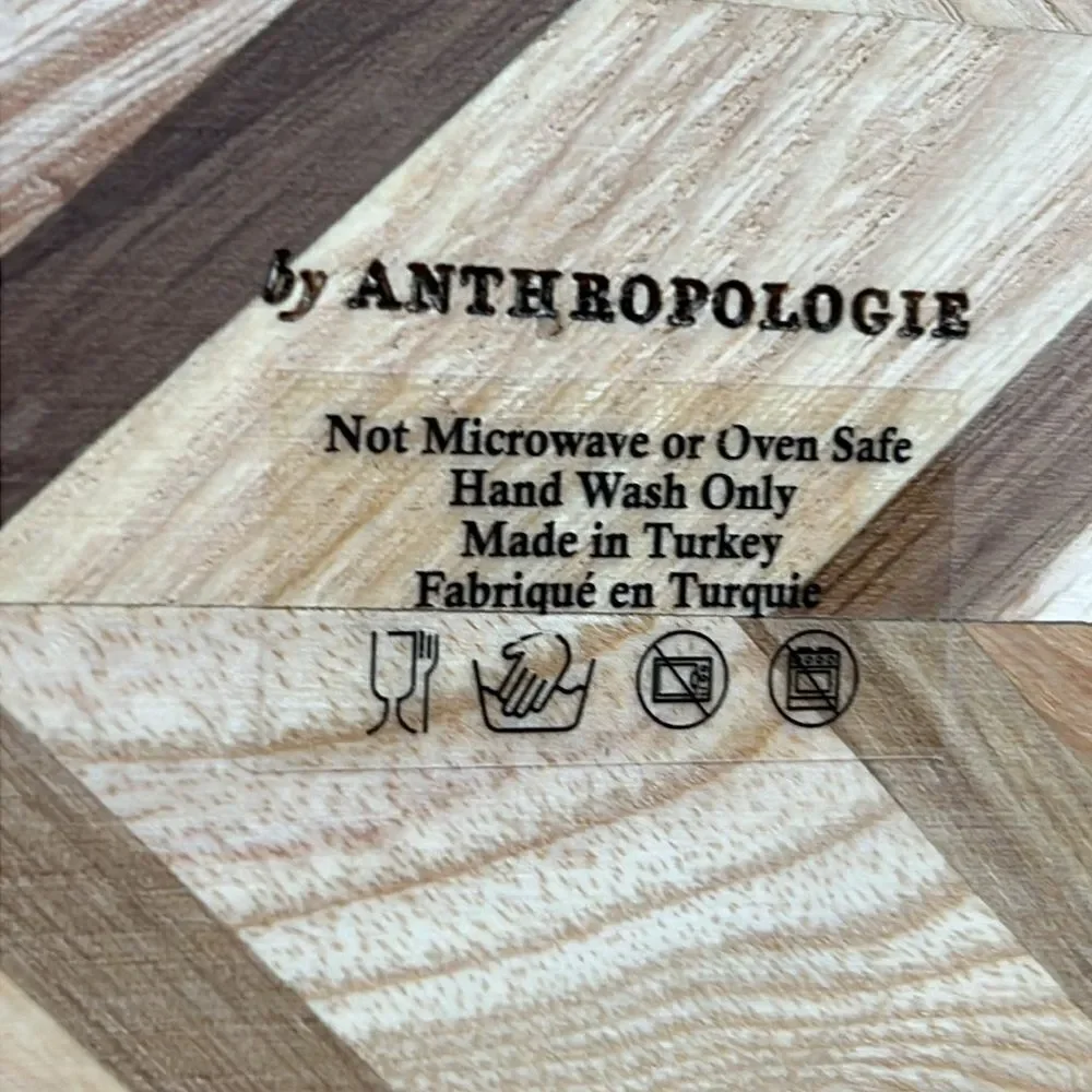 Anthropologie Zembu Wood Cutting Board